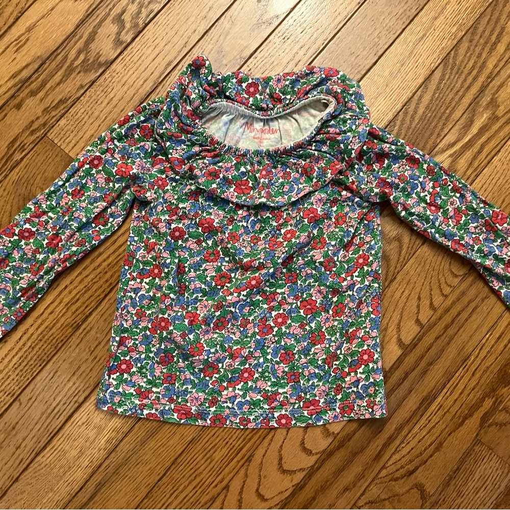 Mini Boden Floral Shirt